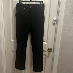 Express 90s Slim Super High Rise Black Jeans